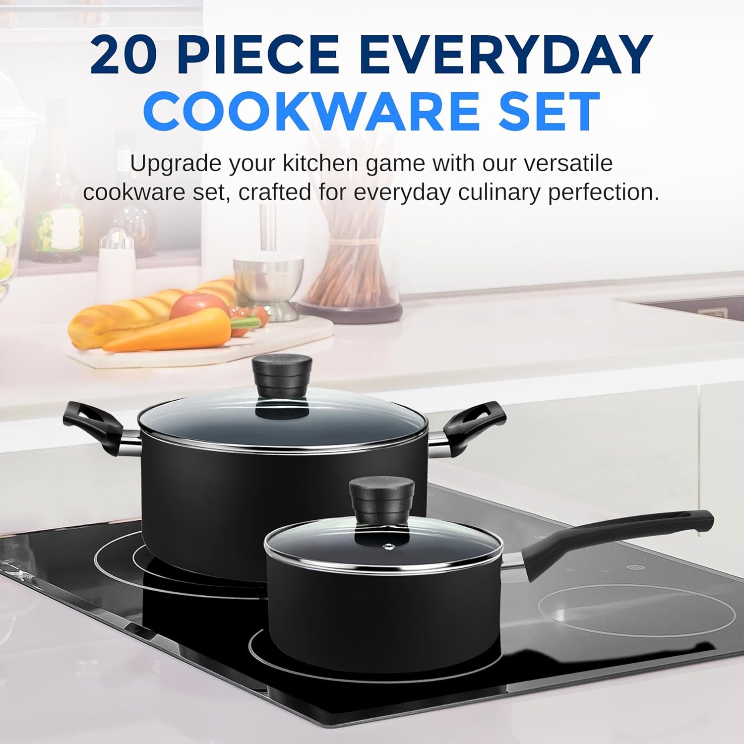 20 Piece Pan Set With Accessories 