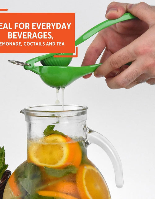 Load image into Gallery viewer, Lemon or Lime Manual Squeezer, Citrus Juicer for Max Extraction, Green
