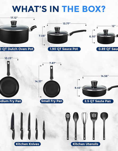 Load image into Gallery viewer, 20 Piece Pan Set With Accessories 
