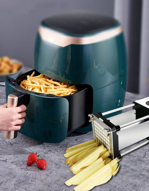 Load image into Gallery viewer, Kitchen Gadget Electric French Fry Cutter with Blades Stainless Steel Vegetable Potato Carrot for Commercial Household
