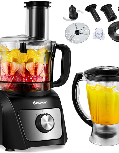 Load image into Gallery viewer, 8 Cup Food Processor 500W Variable Speed Blender Chopper with 3 Blades
