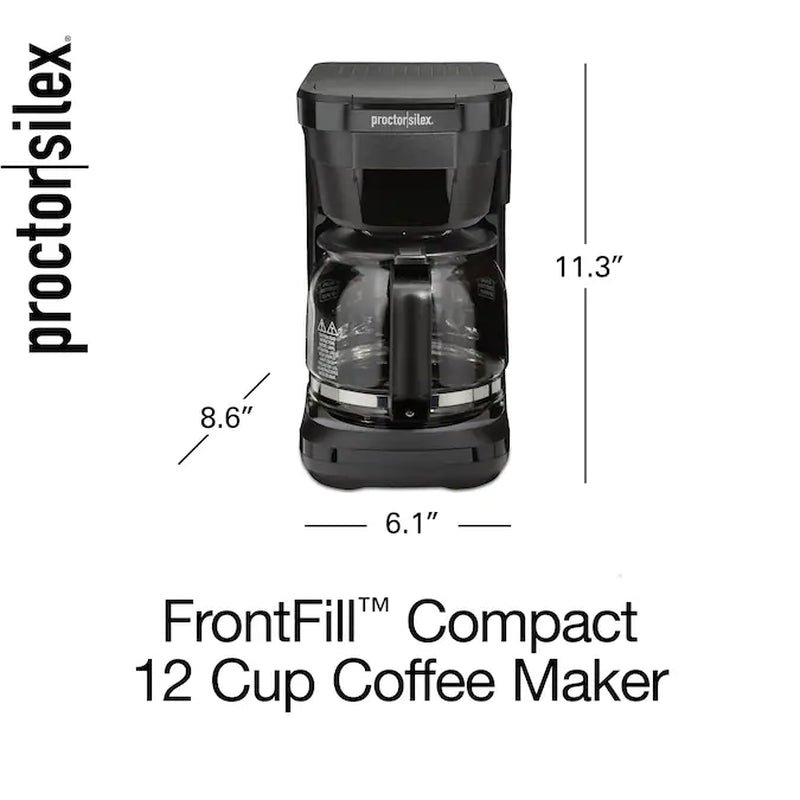 12-Cup Drip Coffee Maker (Black)