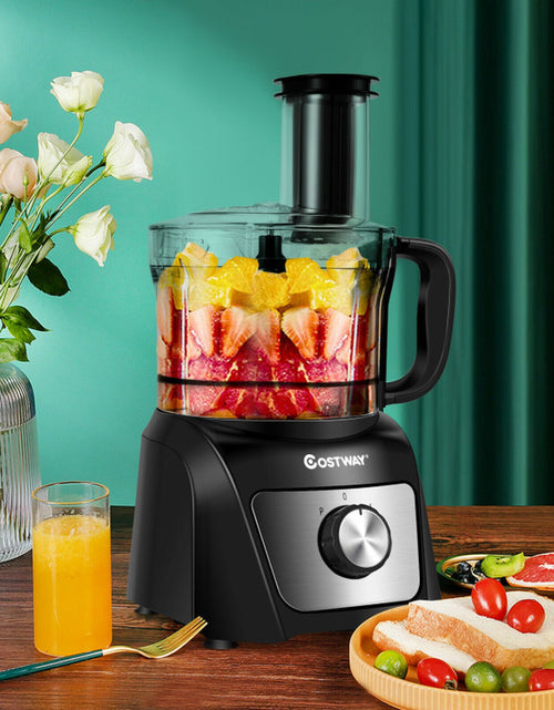 Load image into Gallery viewer, 8 Cup Food Processor 500W Variable Speed Blender Chopper with 3 Blades
