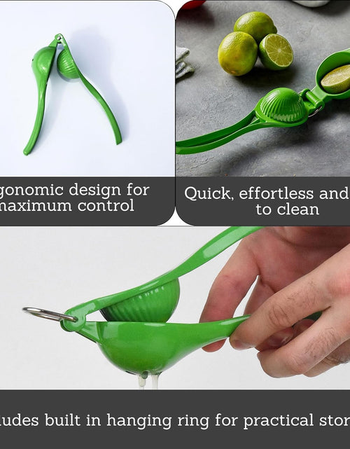 Load image into Gallery viewer, Lemon or Lime Manual Squeezer, Citrus Juicer for Max Extraction, Green
