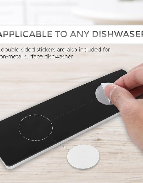 Load image into Gallery viewer, Dishwasher Magnet, Clean Dirty Sign Indicator for Dishwasher Easy to Read and Strong Slide for Changing Signs, Sleek Design, Heavy Duty Magnet with Optional Stickers (Pastel)
